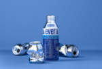 ever & ever water bottle recyclable packaging design