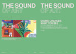 the walker museum the sound of art exhibit design poster