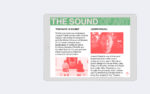 the walker museum the sound of art exhibit website design