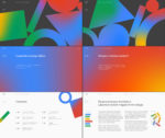 google futurism report design & illustration