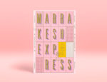Marrakesh Express restaurant branding butcher paper