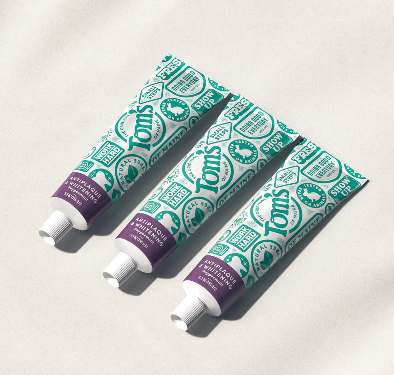 Tom's of Maine Toothpaste Packaging Design
